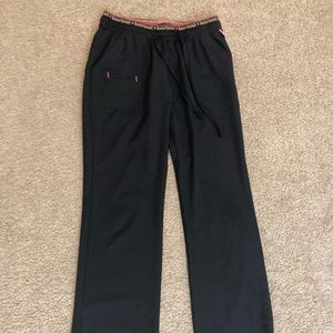 HeartSoul black scrub pants, small